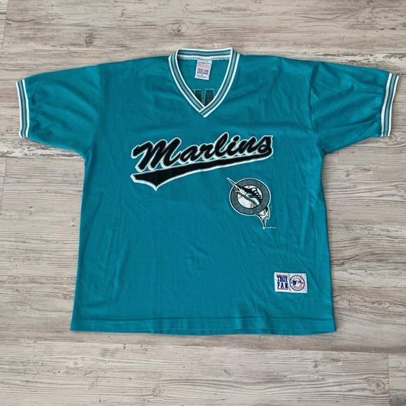 MLB Other - 1999 Florida Marlins Hernandez #61 Mesh Jersey Men's XL